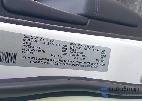 2021 Jeep Grand Cherokee High Altitude 4X4 z USA, uszkodzony, nr VIN 1C4RJFCG8MC631342